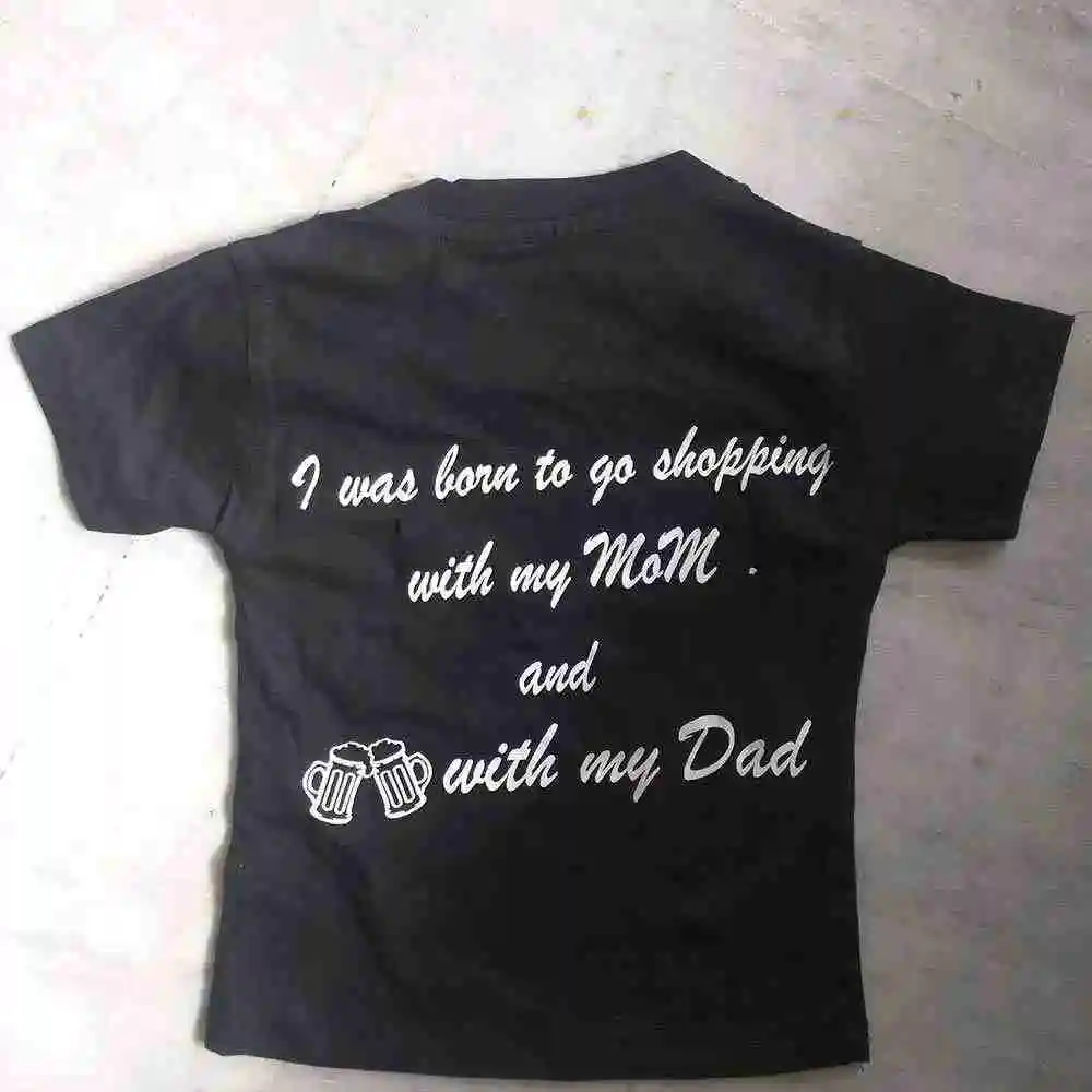Kids Shopping and Drinking T-shirt